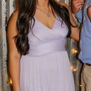 purple formal dress